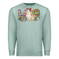 Seafoam Hop rabbit Premium Sweatshirt - NancyCooperArtShop