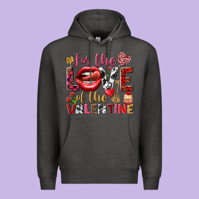 For The Love Of The Valentine Premium Hoodie Designed By Howdyjamesfarm