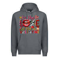 Rock For the love of the Valentine Premium Hoodie - HowdyJamesFarm