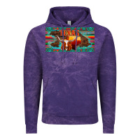 Texas And Map With Longhorn Serape Gemstone Licanse Plate Vintage Hoodie | Teevron