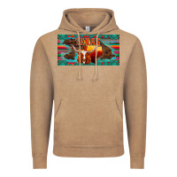 Vintage Coffee texas and map with longhorn serape gemstone licanse plate Vintage Hoodie - Artiststas