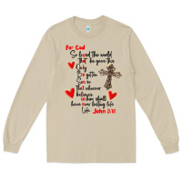 Mushroom for god so loved the world Long Sleeve Tee - MaliasSmallBusiness