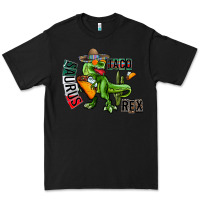 Black taco saurus rex Premium Tee - CowhideDigitalArt