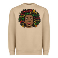 Mushroom afro diva Heavyweight Sweatshirt - MaliasSmallBusiness