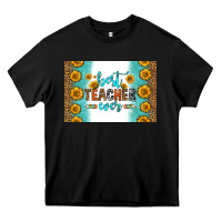 Black best teacher ever skinny metal can holder Heavy Core Tee - HRA Design Shop