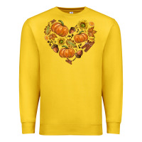 Lemon Fall Heart Premium Sweatshirt - texasbilliewilder