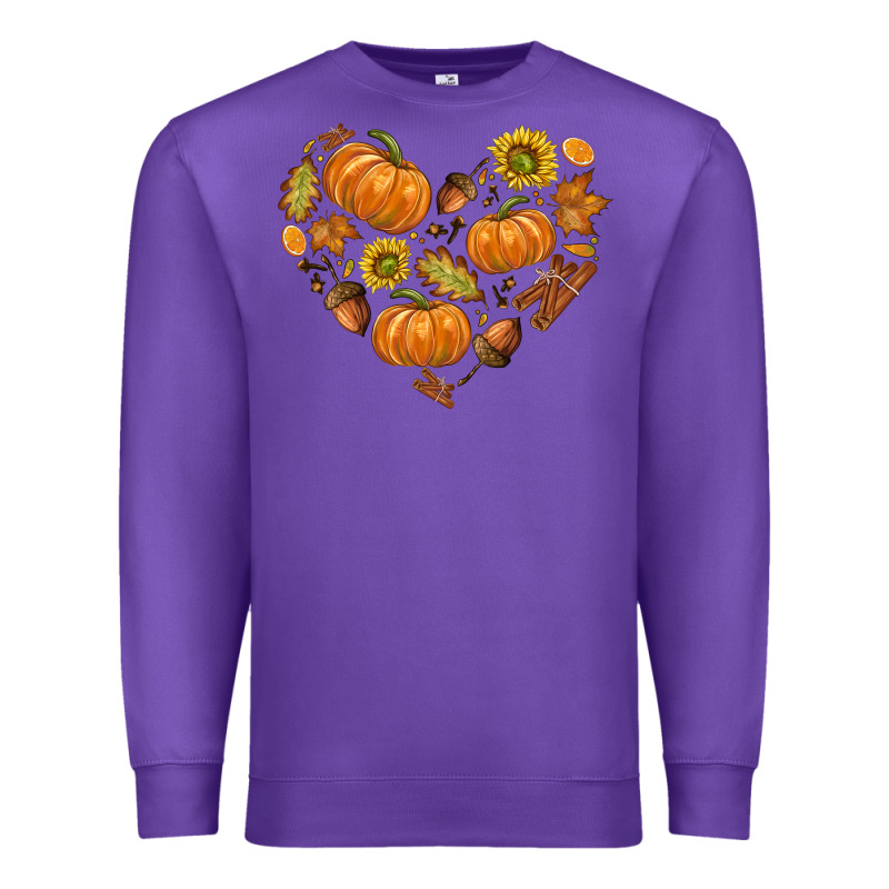 Fall Heart Premium Sweatshirt by texasbilliewilder | Teevron