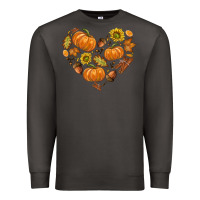Smoke Fall Heart Premium Sweatshirt - texasbilliewilder