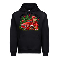 Black Valentine's Day hanging with my gnomies Urban Hoodie - FaDigitalArtStudio