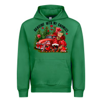Emerald Valentine's Day hanging with my gnomies Urban Hoodie - FaDigitalArtStudio