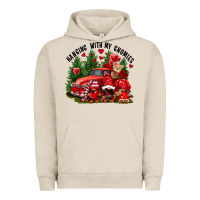 Pigment French Oak Valentine's Day hanging with my gnomies Urban Hoodie - FaDigitalArtStudio