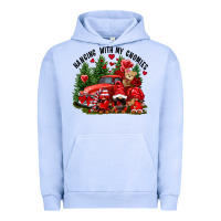 Pigment Grape Ice Valentine's Day hanging with my gnomies Urban Hoodie - FaDigitalArtStudio