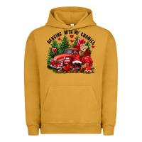 Pigment Peanut Butter Valentine's Day hanging with my gnomies Urban Hoodie - FaDigitalArtStudio