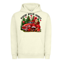 Pigment Pistachio Valentine's Day hanging with my gnomies Urban Hoodie - FaDigitalArtStudio