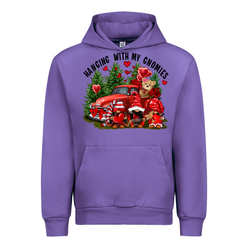 Valentine's Day Hanging With My Gnomies Urban Hoodie by FaDigitalArtStudio | Teevron