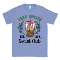 Colony Blue iced coffee social club Classic Tee - MaliasSmallBusiness