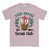 Lilac iced coffee social club Classic Tee - MaliasSmallBusiness