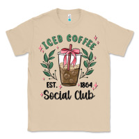 Mushroom iced coffee social club Classic Tee - MaliasSmallBusiness