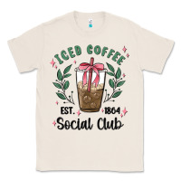 Natural iced coffee social club Classic Tee - MaliasSmallBusiness