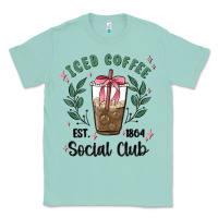 Seafoam iced coffee social club Classic Tee - MaliasSmallBusiness