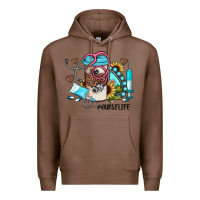 Chestnut nurse life western sunflower gemstone nurse Premium Hoodie - JahusDesignShop