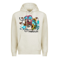 Oatmeal Heather nurse life western sunflower gemstone nurse Premium Hoodie - JahusDesignShop