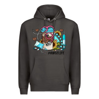 Smoke nurse life western sunflower gemstone nurse Premium Hoodie - JahusDesignShop