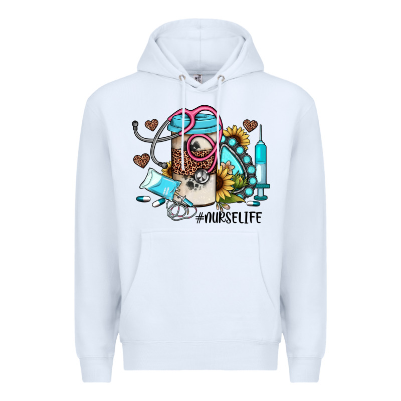 Nurse Life Western Sunflower Gemstone Nurse Premium Hoodie by JahusDesignShop | Teevron