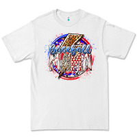 White baseball mama Premium Tee - RacoonDesign