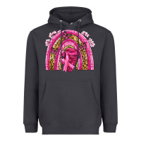Smoke breast cancer rainbow Heavyweight Hoodie - NancyCooperArtShop
