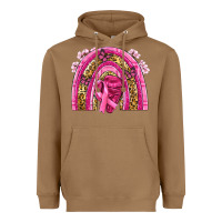 Toasted Coconut breast cancer rainbow Heavyweight Hoodie - NancyCooperArtShop