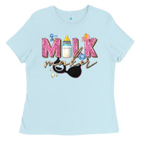 Baby Blue milk maker Ladies Tee - Zillion Design Studio