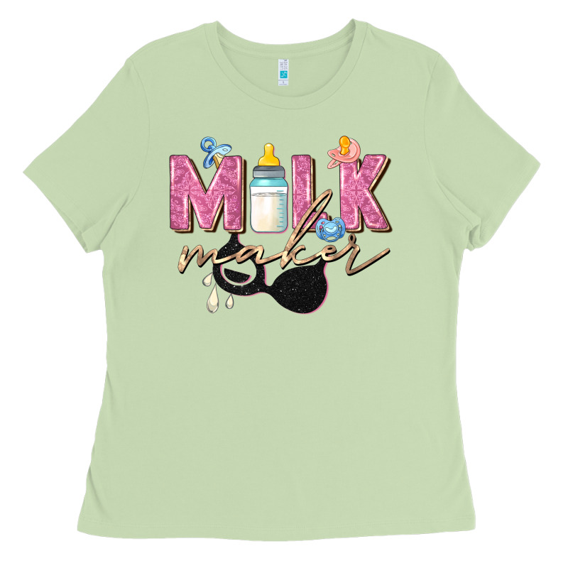 Milk Maker Ladies Tee by Zillion Design Studio | Teevron