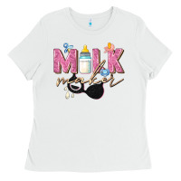 White milk maker Ladies Tee - Zillion Design Studio