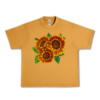 Peanut Butter tiger eyes sunflower Urban Heavy Tee - LillyAllenDesigns