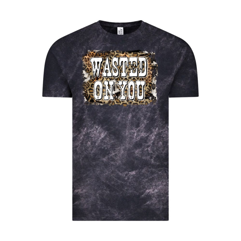 Western Wasted On You Background Vintage Tee by LillyAllenDesigns | Teevron