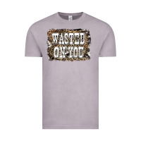Vintage Zinc Western Wasted On You Background Vintage Tee - LillyAllenDesigns