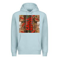 Blue Mist grill master with bull skull Premium Hoodie - TumblerDesignByShophia