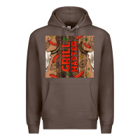 Coffee grill master with bull skull Premium Hoodie - TumblerDesignByShophia