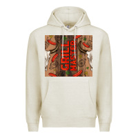 Oatmeal Heather grill master with bull skull Premium Hoodie - TumblerDesignByShophia