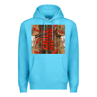 Ocean Blue grill master with bull skull Premium Hoodie - TumblerDesignByShophia