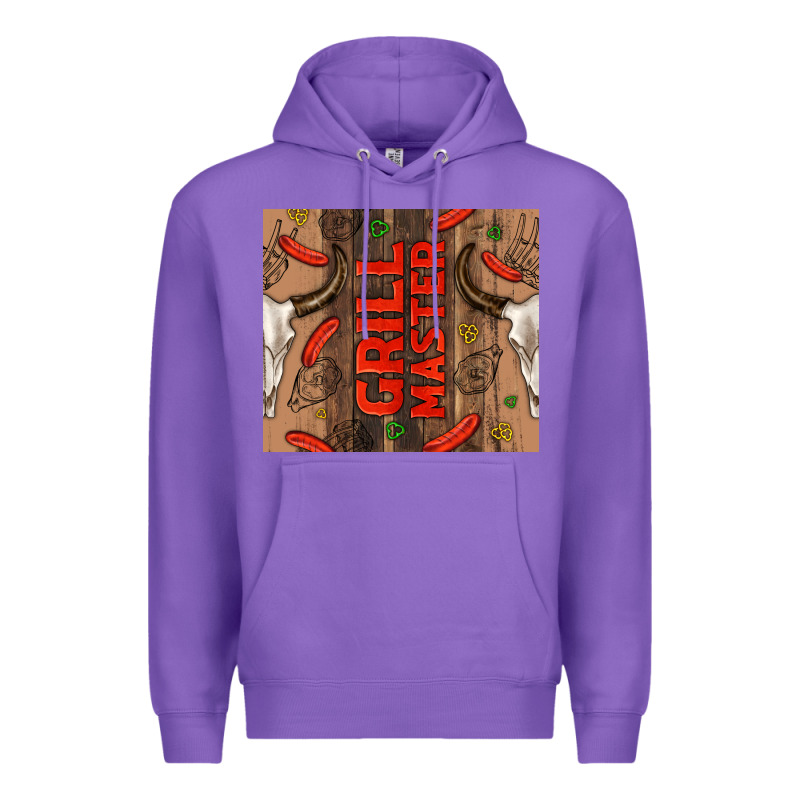 Grill Master With Bull Skull Premium Hoodie by TumblerDesignByShophia | Teevron