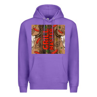 Purple grill master with bull skull Premium Hoodie - TumblerDesignByShophia