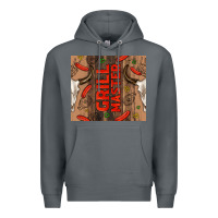 Rock grill master with bull skull Premium Hoodie - TumblerDesignByShophia