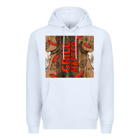 White grill master with bull skull Premium Hoodie - TumblerDesignByShophia