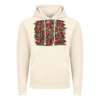 Vintage Artic Easter Butterflies Background Vintage Hoodie - RanaPortraitStore