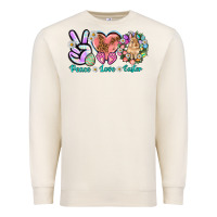 Sandshell Peace love Easter Premium Sweatshirt - NancyCooperArtShop