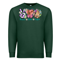 Sports Green Peace love Easter Premium Sweatshirt - NancyCooperArtShop