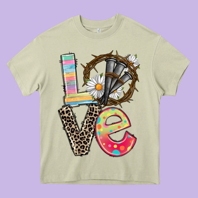 Love Crown Of Thorns Easter Day Heavy Core Tee Designed By Cowgirlartshop