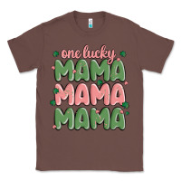 Chestnut one lucky mama Classic Tee - MaliasSmallBusiness